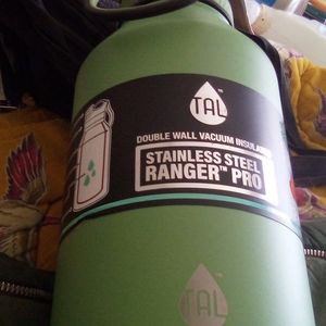 Tal bottle hot or cold.  Double wall vacuum insula